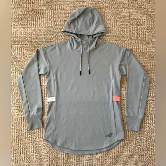 NWOT New Balance Women’s NB Athletics Pullover Hoodie in Light Slate - Small - Picture 1 of 10